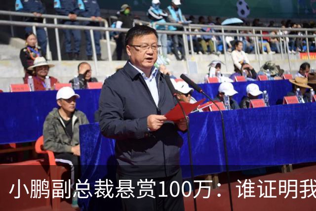 小鹏副总裁悬赏100万：谁证明我们炒作就给谁