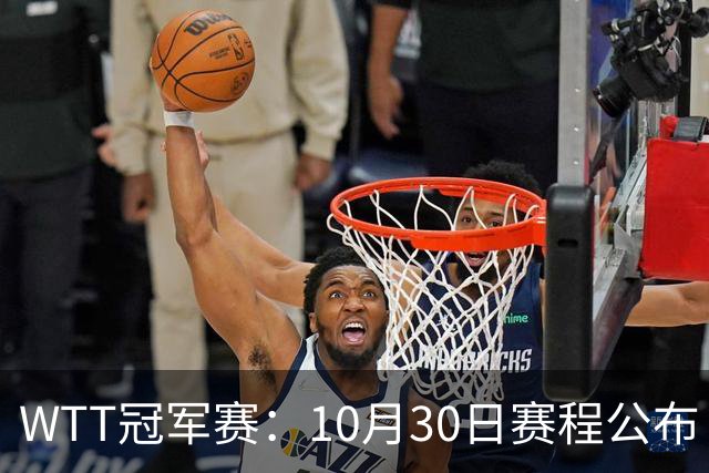 WTT冠军赛：10月30日赛程公布！国乒战小勒布伦，王曼昱对决陈熠